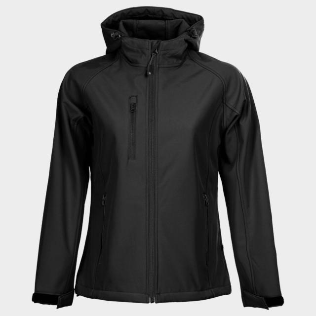 Jacheta softshell neagra dama STENSO, marimea XL