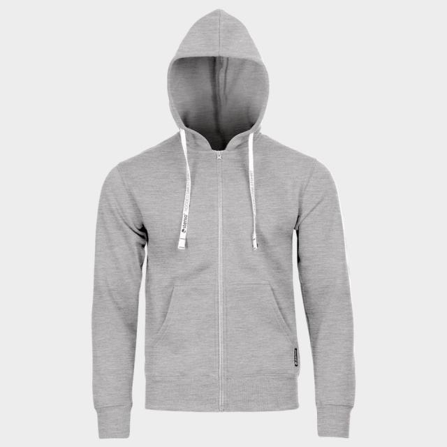 Hanorac cu gluga gri REMO GRAY MELANGE STENSO, marimea 2XL