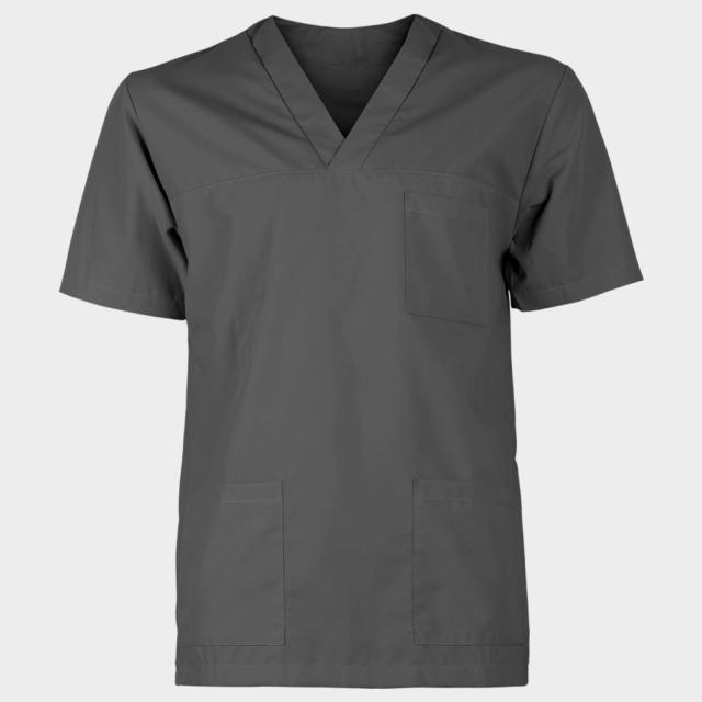 Costum medical, BEUNIQUE, M3, tunica si pantalon, unisex, dark grey, marimea 50