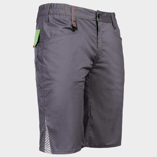 Pantaloni scurti de lucru, STENSO, PRISMA LIGHT STRETCH, gri/verde, marimea M