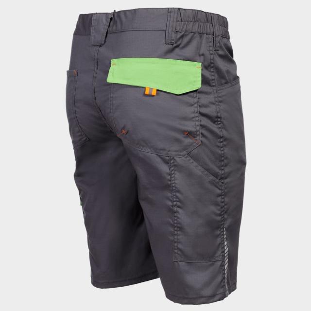Pantaloni scurti de lucru, STENSO, PRISMA LIGHT STRETCH, gri/verde, marimea M