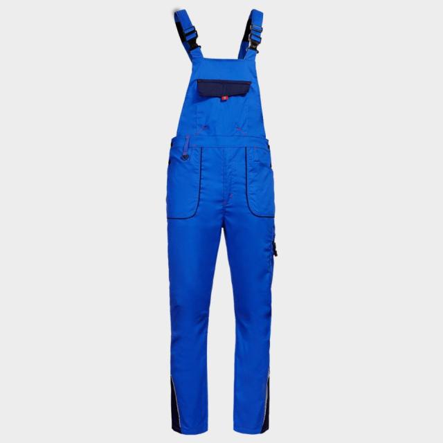 Pantaloni pieptar, STENSO, PRISMA LIGHT STRETCH, royal blue/navy, marimea 54