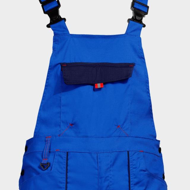 Pantaloni pieptar, STENSO, PRISMA LIGHT STRETCH, royal blue/navy, marimea 54