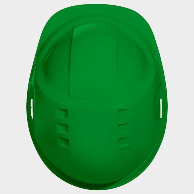 Casca de protectie ventilata STENSO, verde, cu rotita de fixar