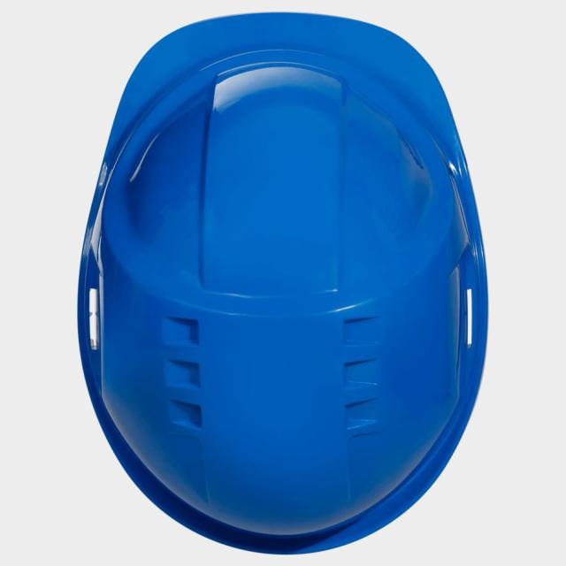 Casca de protectie ventilata STENSO, albastra, cu rotita de fi