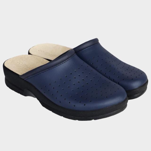 Saboti de dama bleumarin din piele GOLDENFIT, GF LADY NAVY, marimea 38