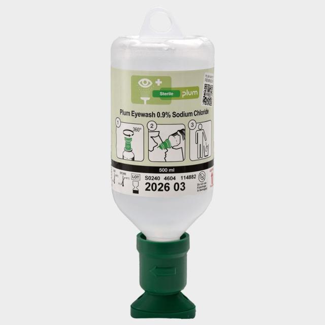 Solu?ie PLUM EYEWASH 0.9% de clorur? de sodiu, 500ml, pentru s