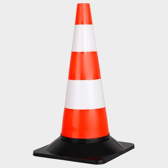 Con rutier de semnalizare STENSO, CONE2, 50 cm, cu baza neagra