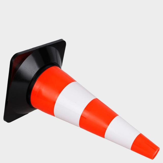 Con rutier de semnalizare STENSO, CONE2, 50 cm, cu baza neagra