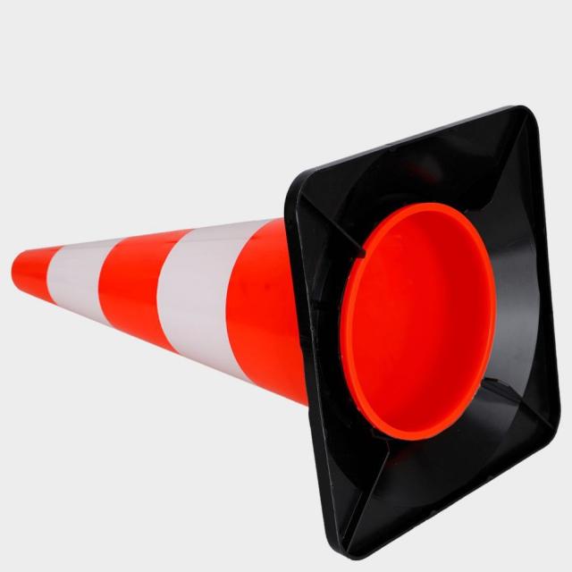 Con rutier de semnalizare STENSO, CONE2, 50 cm, cu baza neagra