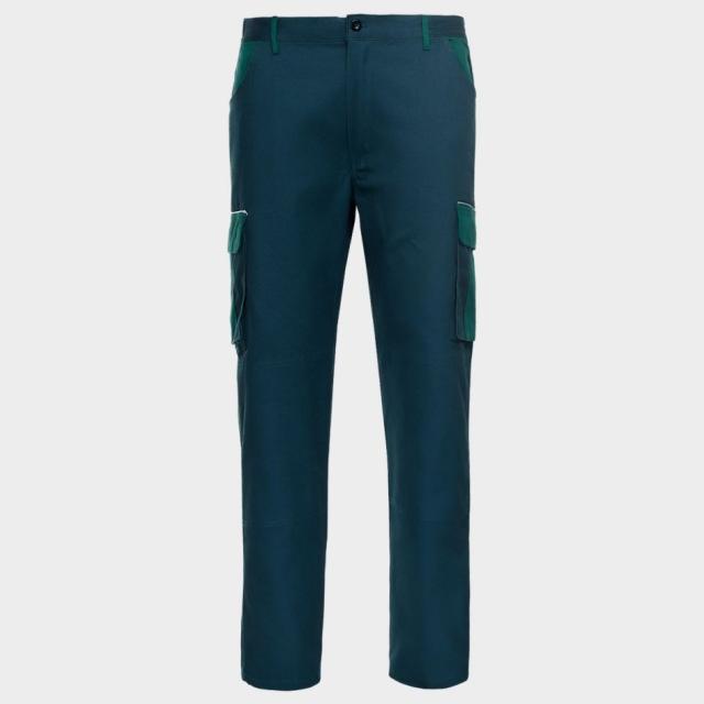 Pantaloni standard verzi ASIMO GREEN STENSO, marimea 48
