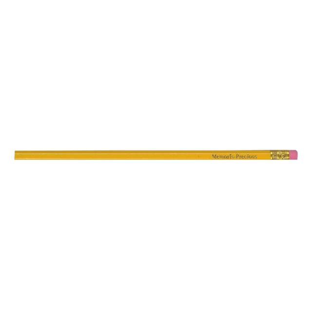 Creion HB Memoris-Precious, 18 cm, cu radiera