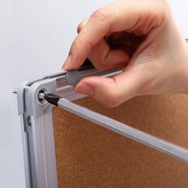 Tabla magnetica cu rama de aluminiu, 90x120 cm