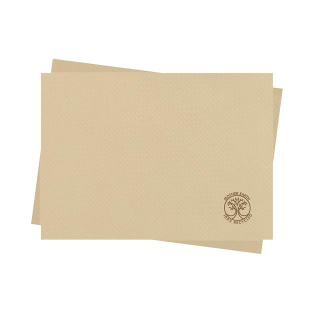 Placemat hartie Celtex MADRE TERRA, bej, 2 straturi, 30 x 40 cm, 100% material reciclat, 200 bucati/pachet