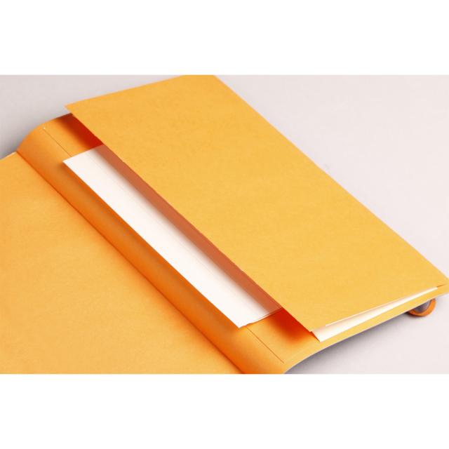 Notebook A5 Rhodiarama, 80 file, ivory, dictando, argintiu