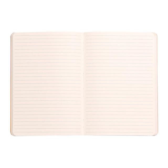 Notebook A5 Rhodiarama, 80 file, ivory, dictando, bej