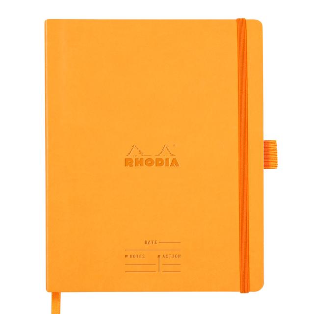 Meeting Book A5+ Rhodiarama, 80 file, portocaliu