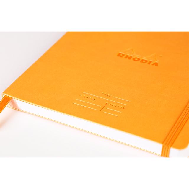 Meeting Book A5+ Rhodiarama, 80 file, portocaliu