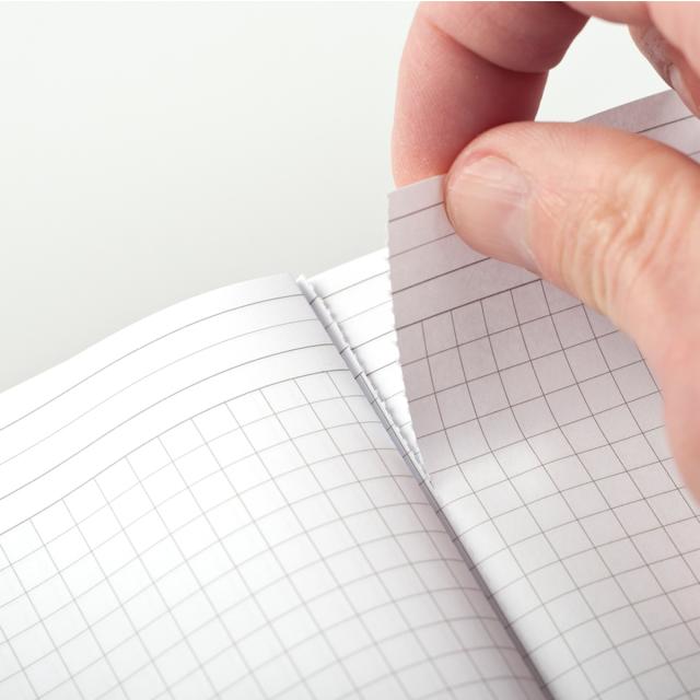 Caiet cu elastic A5+ Rhodia Unlimited, 60 file, matematica, negru