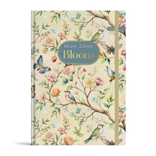 Notes Ilijanum, A6, 96 file, liniatura punctata, vista bloom