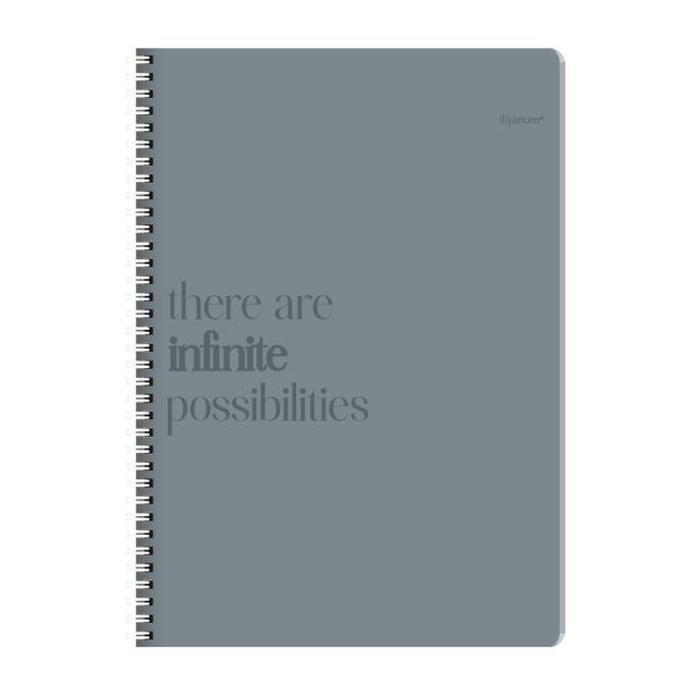 Notes Ilijanum, A6, cu spira, 80 file, 70 g/mp, matematica