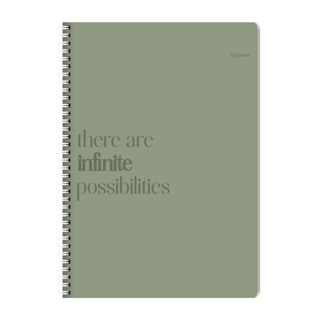 Notes Ilijanum, A6, cu spira, 80 file, 70 g/mp, matematica