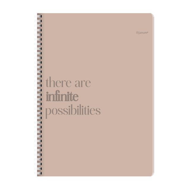 Notes Ilijanum, A6, cu spira, 80 file, 70 g/mp, matematica