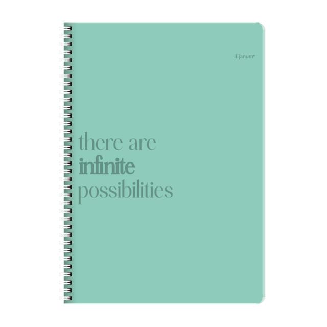 Notes Ilijanum, A6, cu spira, 80 file, 70 g/mp, matematica