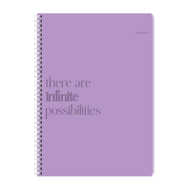 Notes Ilijanum, A6, cu spira, 80 file, 70 g/mp, matematica