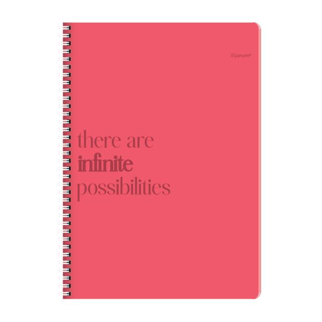 Notes Ilijanum, A6, cu spira, 80 file, 70 g/mp, matematica