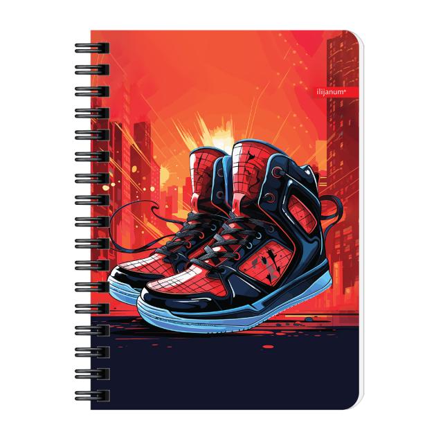 Notes Ilijanum, A6, cu spira, 60 file, 70 g/mp, dictando, urban