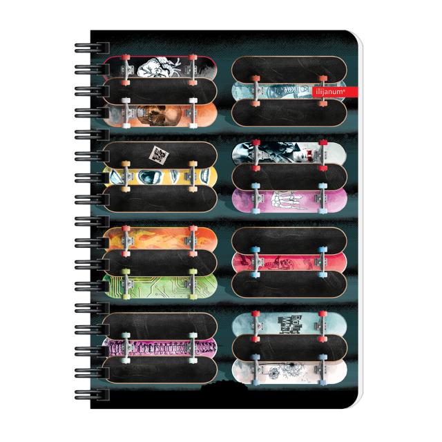 Notes Ilijanum, A6, cu spira, 60 file, 70 g/mp, dictando, urban