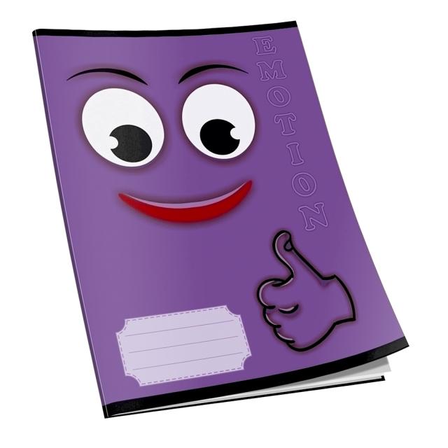Caiet capsat Emotion, A5, 48 file, matematica