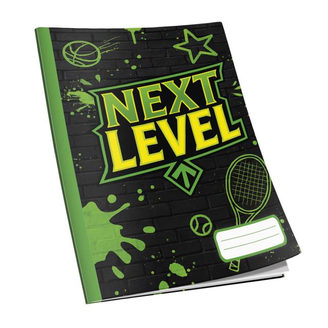 Caiet Next Level A4, 48 de file, 60g/mp, matematica, diverse modele de coperti