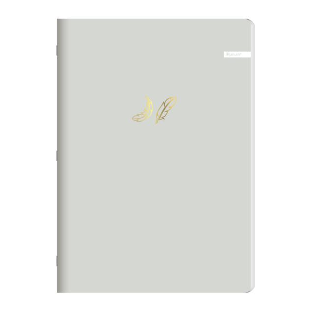 Caiet A4 capsat, 60 file matematica, 70g/mp, coperta soft touch