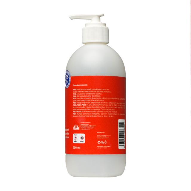 Gel dezinfectant pentru maini Sense, 70% alcool, cu pompita, 500 ml