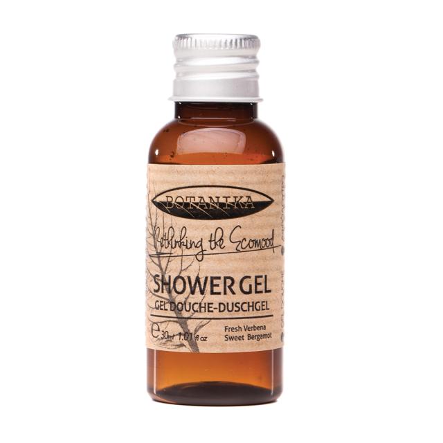 Gel de dus 30 ml Botanika, eco-friendly, induce o stare de relaxare si revigorare, 400 bucati/cutie