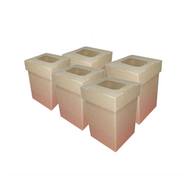 Set cos gunoi carton, 108 L/bucata, 5 bucati/set