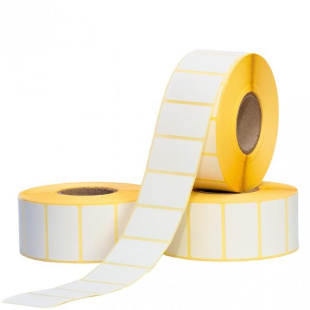 Etichete autocolante, 40 x 21 milimetri, 2000 etichete pe rola