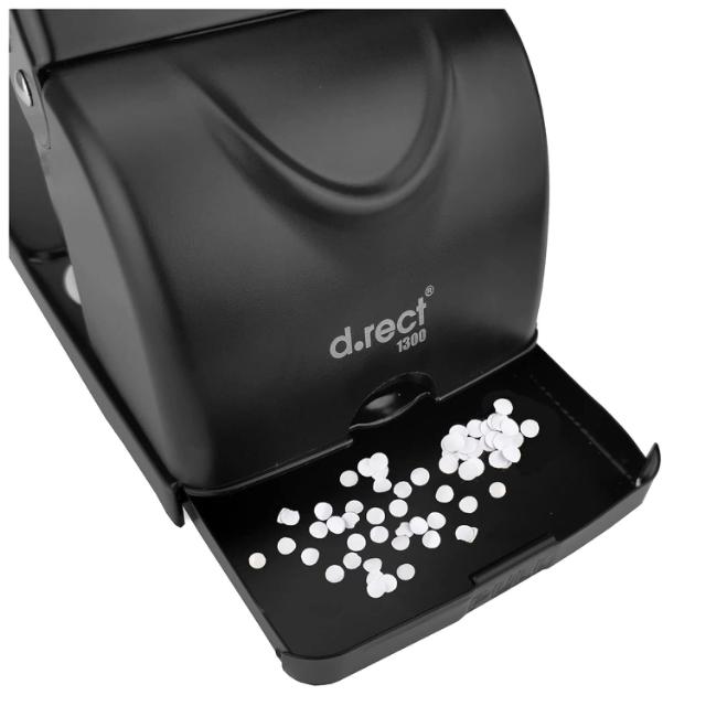 Perforator D.RECT 1300,  100 coli, metalic 