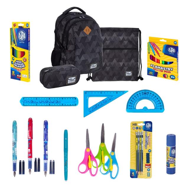 Ghiozdan echipat HASH, 11 componente