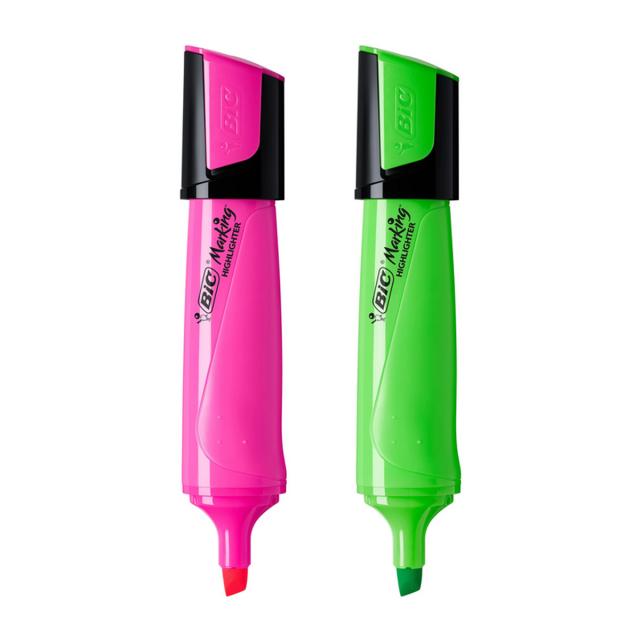 Set 4 textmarkere BIC, Crite Liner