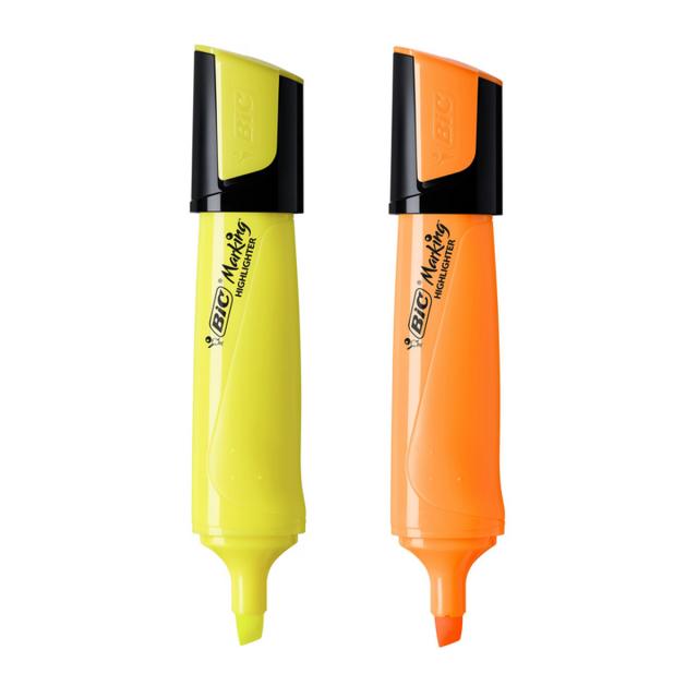 Set 4 textmarkere BIC, Crite Liner