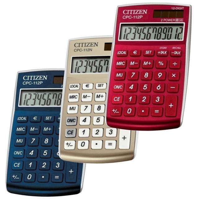 Calculator Citizen CPC-112V, 12 digiti