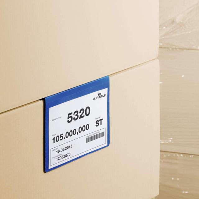 Buzunar Durable logistic pentru paleti, A5, 50 bucati/cutie