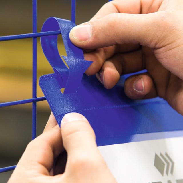 Buzunar logistic cu doua agatatori, A4, vertical, 50 bucati/set