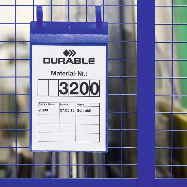 Buzunar logistic cu doua agatatori, A4, vertical, 50 bucati/set