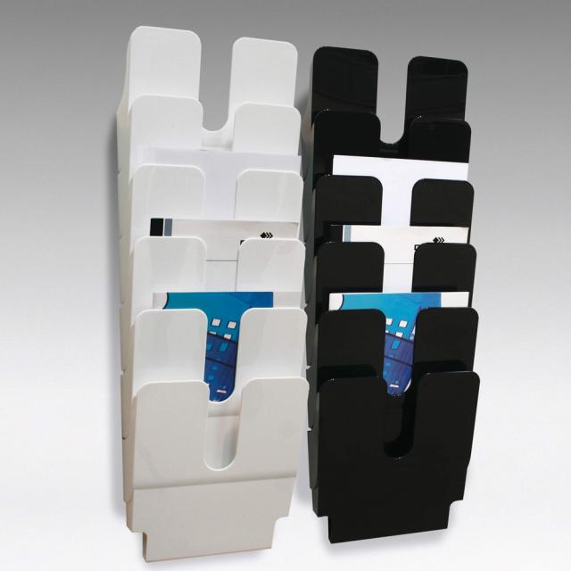 Set 6 tavite verticale FLEXIPLUS, format A4, alb