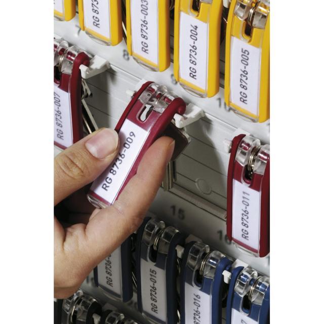 Suport eticheta pentru cheie, negru, 6 bucati/set