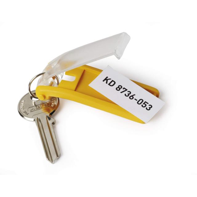 Suport eticheta pentru cheie, rosu, 6 bucati/set